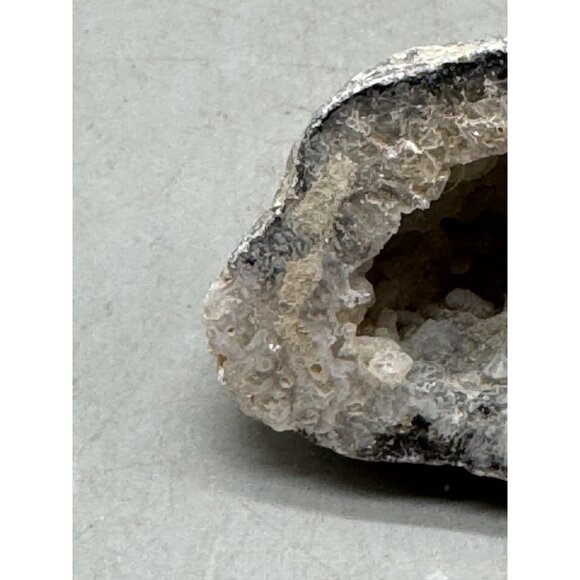 Natural Quartz Geode Crystal Rock Specimen 2" white READ - Picture 6 of 9